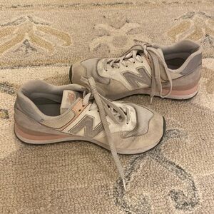 New balance 574 pink size 7